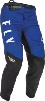 Image of Fly Racing F-16 Motocross Pants, black-blue, Size 28, black-blue, Size 28