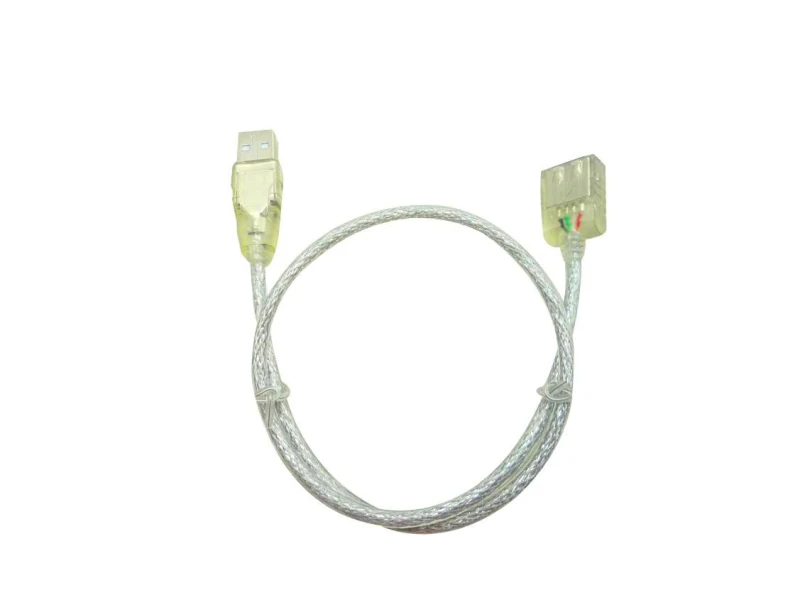 Image of Microconnect USBAAF05T USB cable USB 2.0 0.5 m USB A Transparent