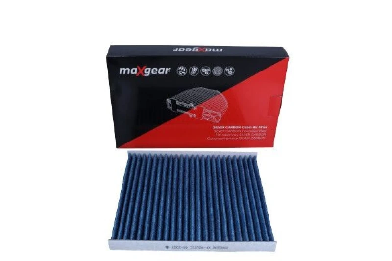 Image of MAXGEAR 26-1761 Pollen filter SILVER CARBON with antibacterial action Filter,interior air (424)