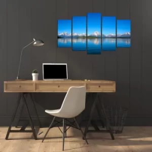 Image of 5PMX-062 Multicolor Decorative MDF Painting (5 Pieces)