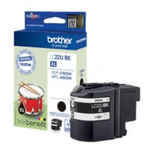 Image of Brother LC22U Black and Tri Colour Ink Cartridge