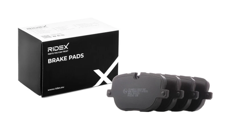 Image of Brake pad set RIDEX 402B1011