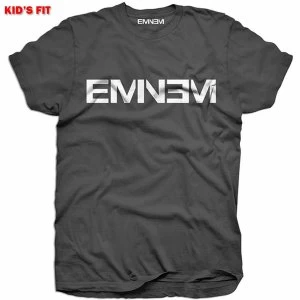 image of Eminem - Logo Kids 5 - 6 Years T-Shirt - Grey