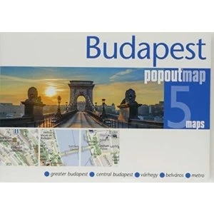 Image of Budapest PopOut Map Sheet map, folded 2018