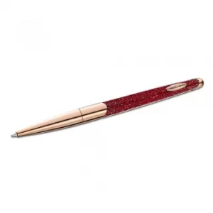 Image of Swarovski Crystalline Nova Rose Gold Tone Plated Red Crystal...