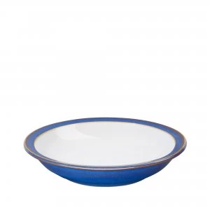 Denby Imperial Blue Shallow Rimmed Bowl