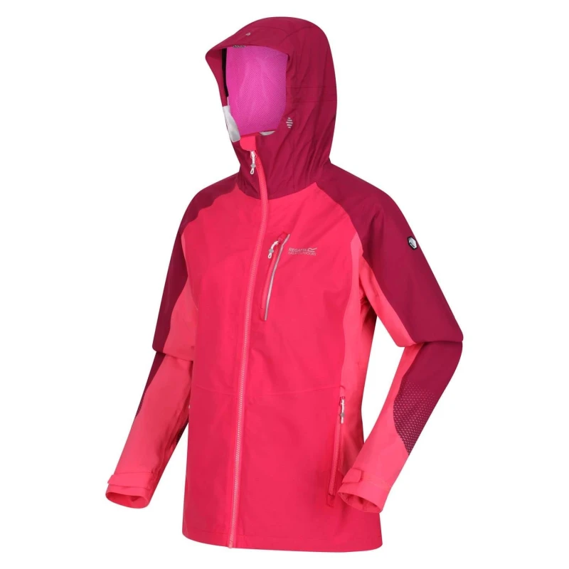Image of Regatta Highton Pro Waterproof Jacket - Pink Pink 16