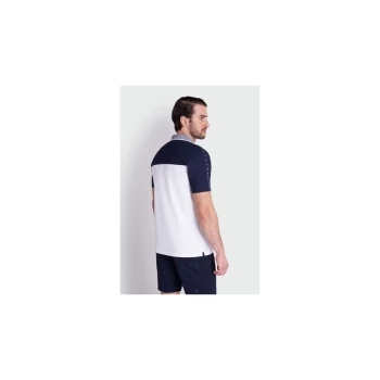 image of Calvin Klein Trevino Polo Wht-Nvy - Xl Size: Xl