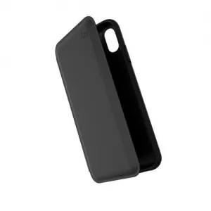 Image of Speck Presidio Leather Folio Apple iPhone XS Max Black Phone Case IMPA
