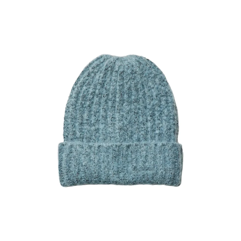 Image of Pieces Pieces Pyron Structured Womens Beanie Bleu Female TU