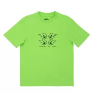 Image of No Fear New Graphic T Shirt Junior Boys - Green