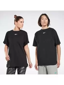 Image of Reebok MYT Graphic T-Shirt, Black, Size L, Men