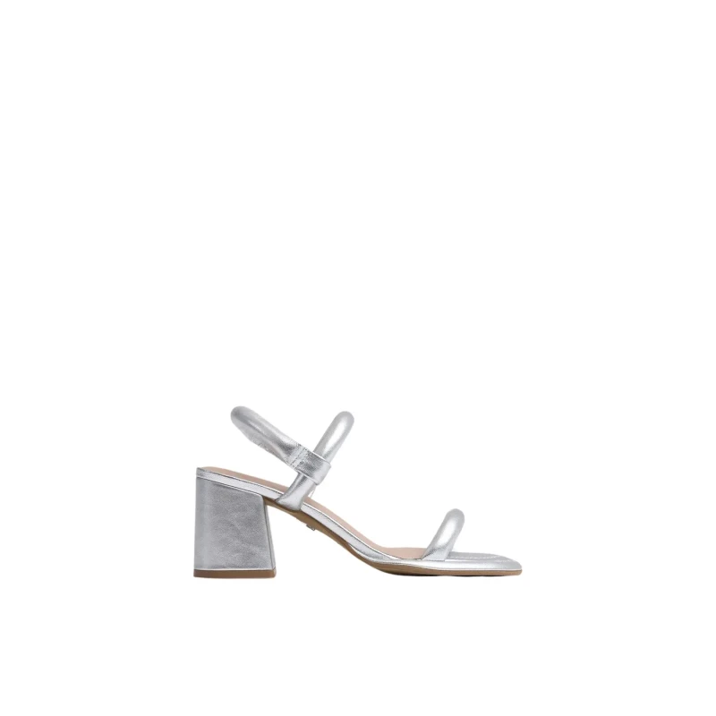 Image of Bronx Womens heeled sandals Bronx new-jagger Argente Female 36