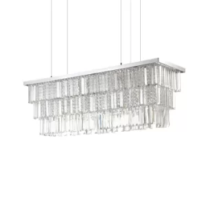 image of Martinez 8 Light Ceiling Pendant Chrome