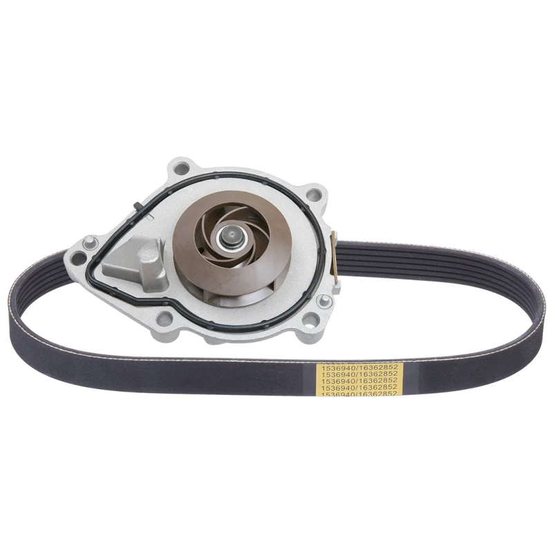 Image of RIDEX 4172P0067 Water Pump + V-Ribbed Belt Kit Water Pump + V-Ribbed Belt Kit (4172)