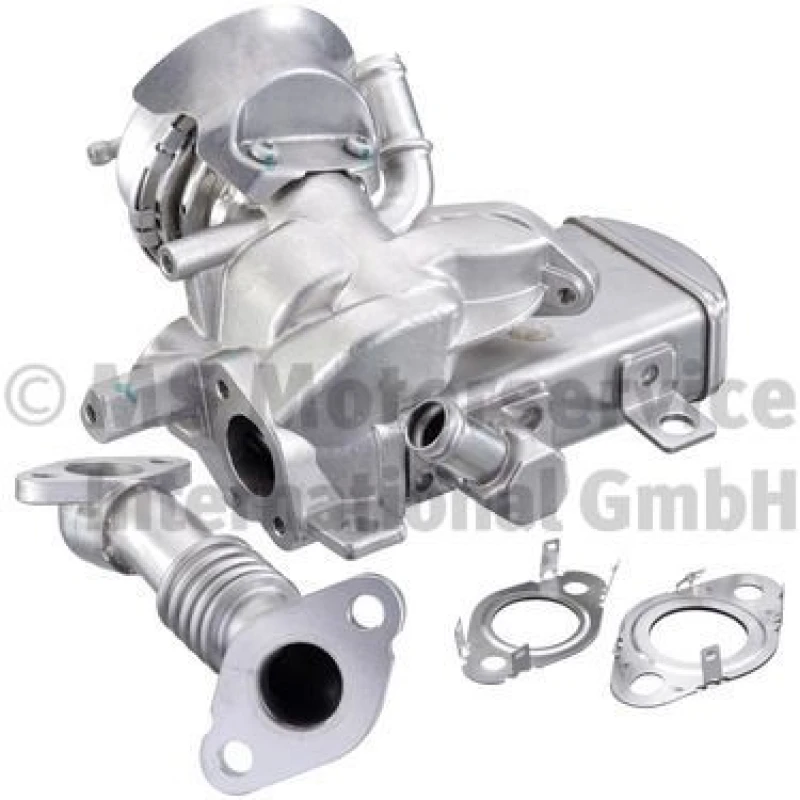 Image of PIERBURG 7.09720.07.0 EGR Cooler with gasket/seal Stainless Steel EGR Cooler (4032)