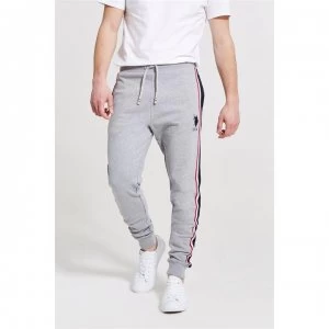 image of US Polo Assn Tape Jogging Bottoms - Vintage Grey