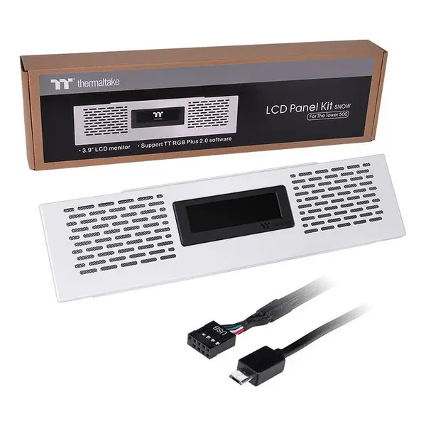 Image of Thermaltake Tower 500 Snow LCD Panel Kit