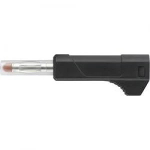 Image of Mini straight blade plug Plug straight Pin diameter 4mm Black