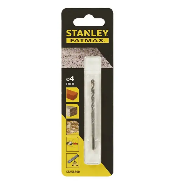 Image of Stanley Fatmax Masonry Drill Bit 4 x 75mm - STA58500-QZ