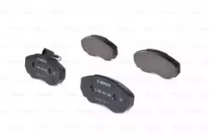 Image of Bosch 0986494048 Brake Pad Set Disc Brake Front Axle