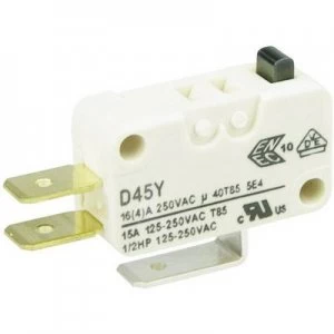 image of Cherry Switches Microswitch D453 V1AA 250 V AC 16 A 1 x OnOn momentary