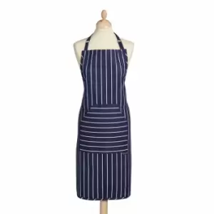 Image of Kitchencraft Blue Butcher's Stripe Apron