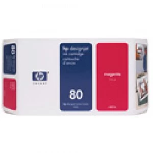 Image of HP 80 Magenta Inkjet Cartridge