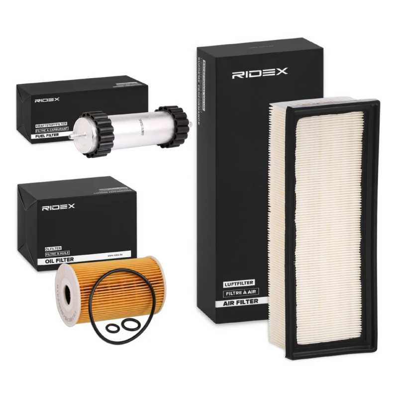 Image of RIDEX 4055F7741 Filter Set with gaskets/seals Filter Set (4055)