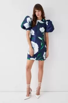 Image of Puff Sleeve Mini Dress