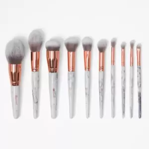 image of BH Marble Luxe 10 Piece Brush Set