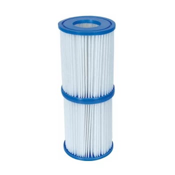 image of Bestway - Filter Cartridge II Ø10.6cm x H 13.6cm 2 pieces Set