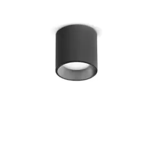 Image of DOT LED Surface Mounted Downlight Black, 4000K, Non-Dim