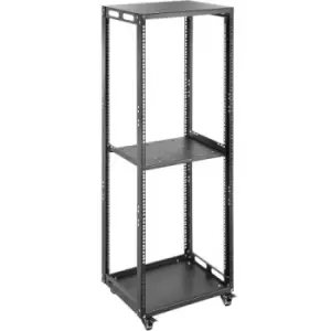 Image of Vevor Open Frame Server Rack Network Server Rack 27u 4 Post 19" Steel Relay Rack