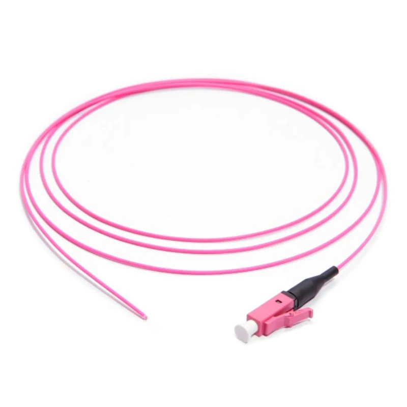 Image of FDL LEVITON 1M SIMPLEX LC PIGTAIL- 50/125um -OM4 HEATHER VIOLET
