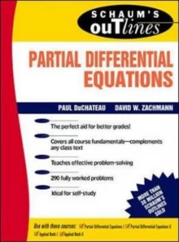 Image of Schaums Outline of Theory and Problems of Partial Differential Equations by Paul Duchateau Paperback