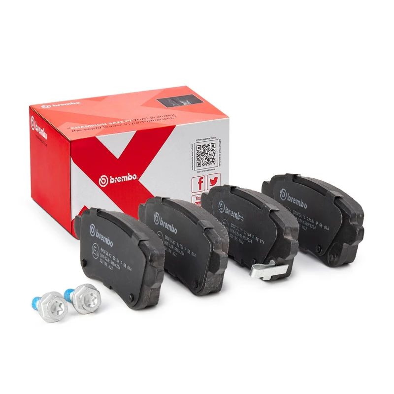 Image of BREMBO Brake pad set BREMBO P 68 074