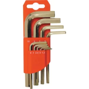 image of 1.5-10MM C/V Hexagon Wrench Set (9-Pce)