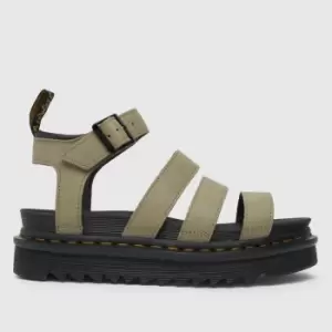 image of Dr Martens Khaki Blaire Sandals