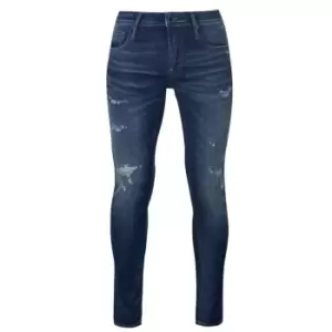 Image of Antony Morato Distressed Slim Jeans
