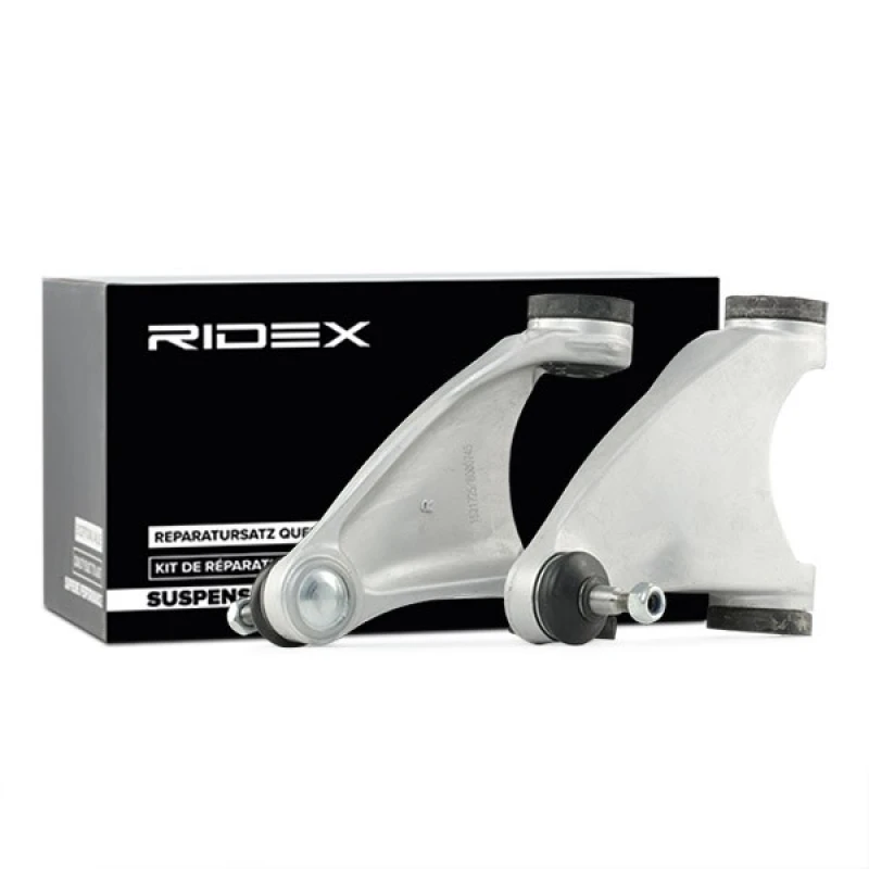 Image of RIDEX 772S0526 Control arm repair kit Front Axle, Control Arm Aluminium Suspension Kit (772)