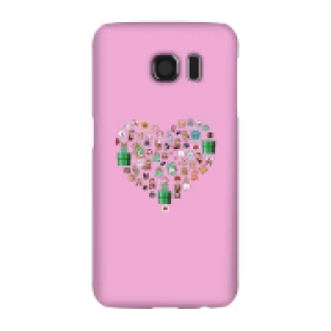 image of Pixel Sprites Heart Phone Case - Samsung S6 - Snap Case - Gloss