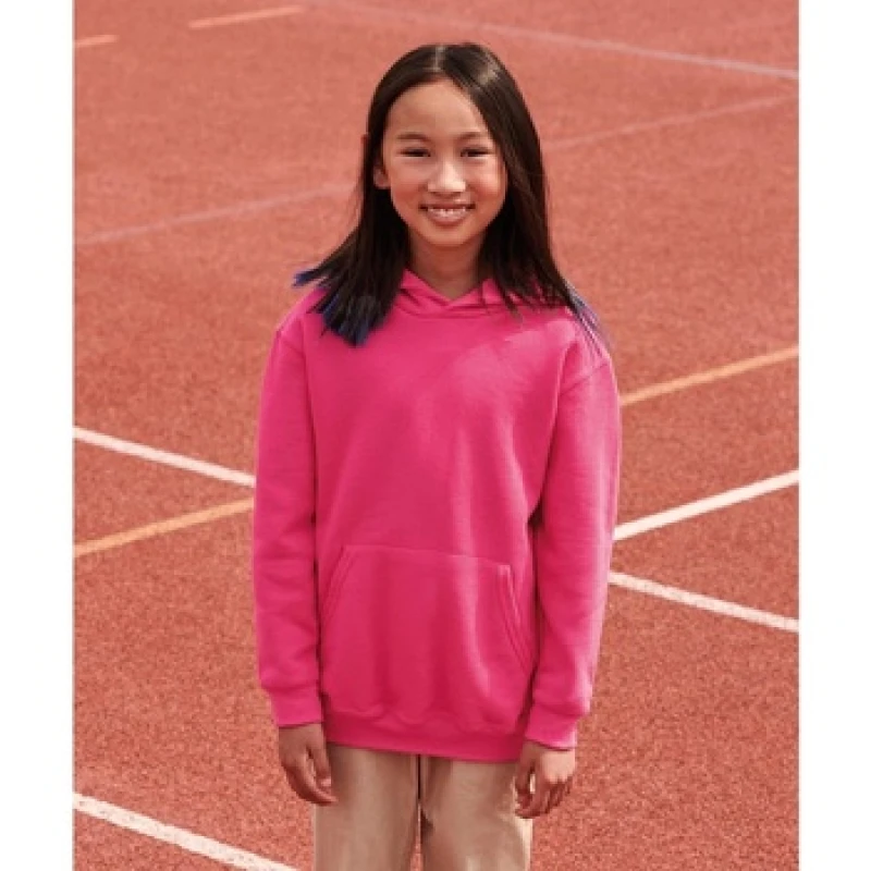 Image of Fruit Of The Loom Classic 80/20 boys's Hoodies in Purple
