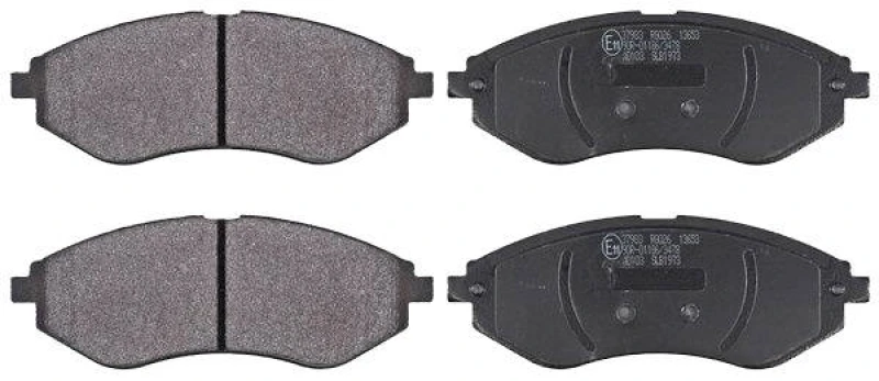 Image of A.B.S. 37983 Brake pad set with acoustic wear warning Brake Pad Set,disc brake (402)