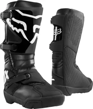 Image of FOX Comp X Motocross Boots, black, Size 49, black, Size 49
