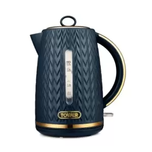 Image of Tower T10052MNB Empire 3KW 1.7L Kettle - Midnight Blue