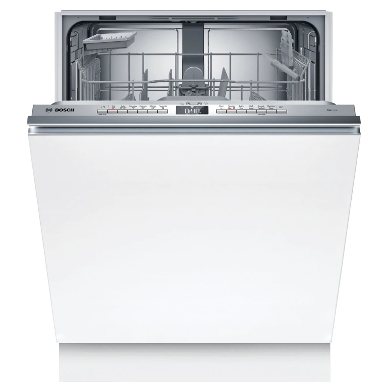 Image of Bosch Series 4 SMH4HTX11G Fully Integrated Full Size Dishwasher - Silver Control Panel - C Rated