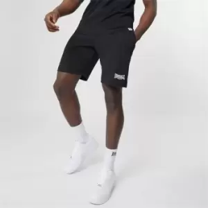 image of Lonsdale Jersey Lounge Shorts - Black