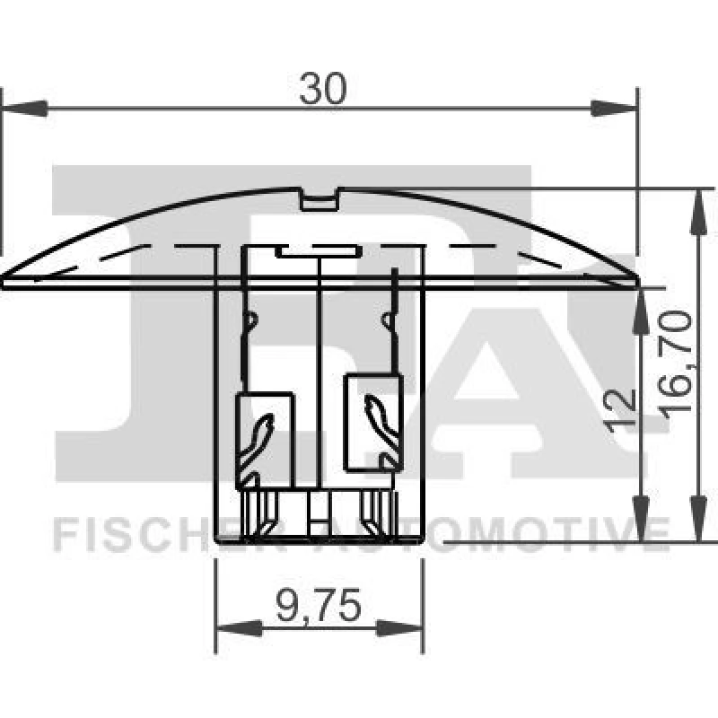 Image of FA1 Trim clip FA1 21-10032.5