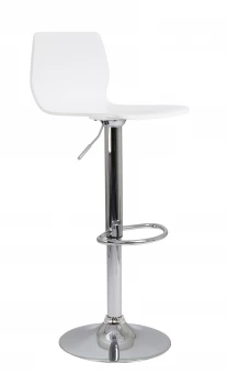 Image of Stork Gas Lift Stool - White